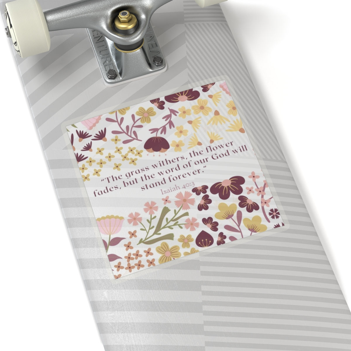 Isaiah 40:3 Floral Sticker