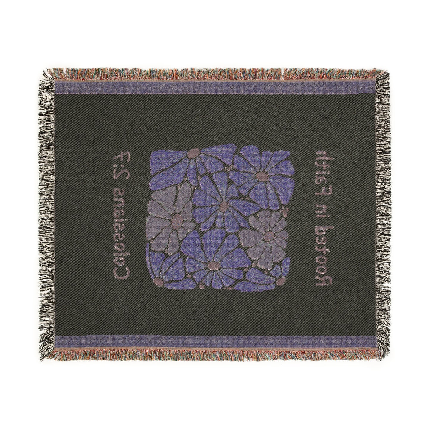 Rooted In Faith Woven Blanket